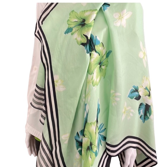 Maryan Mehlhorn textured silk scarf or swimsuit cover up, ECU - Picture 1 of 10